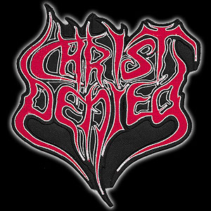 CHRIST DENIED - Logo (red)