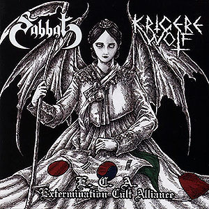 SABBAT/KRIGERE WOLF - E.C.A. (Extermination Cult Alliance) - Split CD