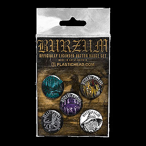 BURZUM - 5 x Button Badge Set (3)